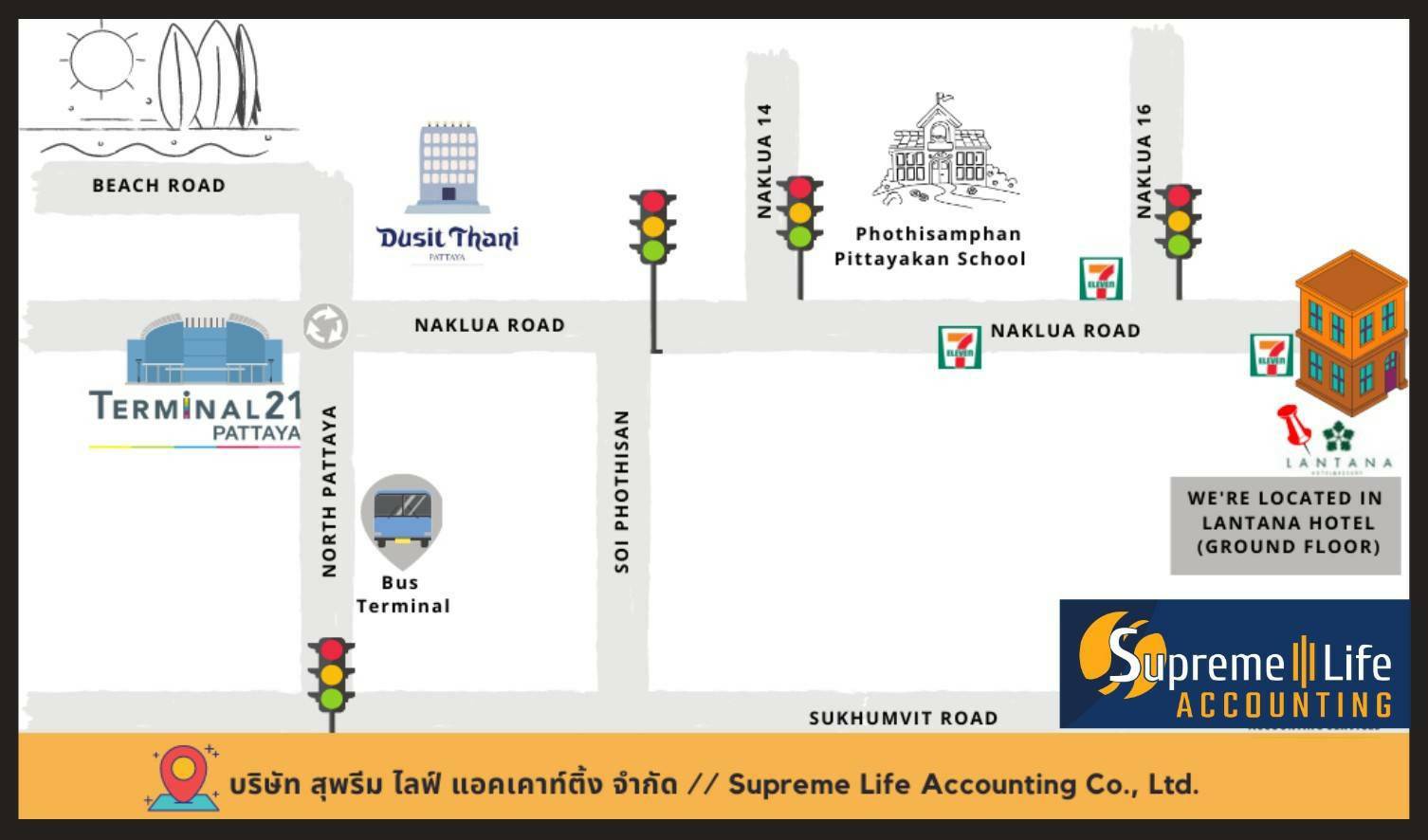 Supreme life accountants map